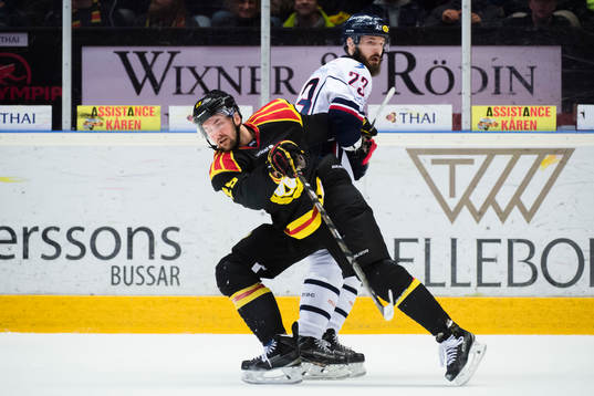 Brynäs Simon Bertilsson och Linköpings Niklas Persson