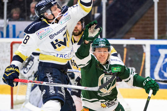 s Anton Bengtsson och Färjestads Oskar Steen
