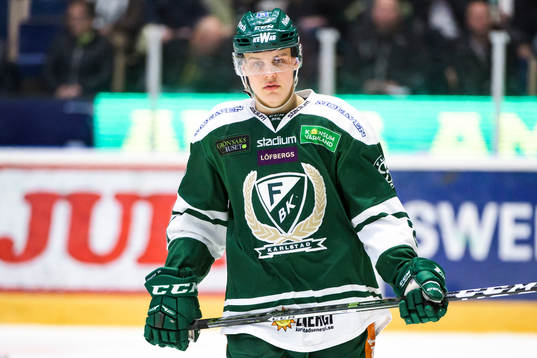 Färjestads Joel Eriksson Ek deppar