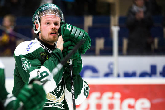 Färjestads Alexander Johansson deppar