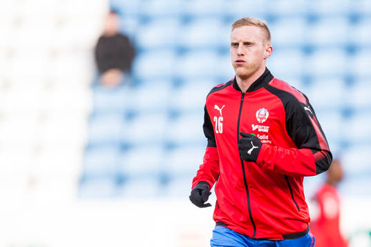 Helsingborgs Peter Larsson värmer upp