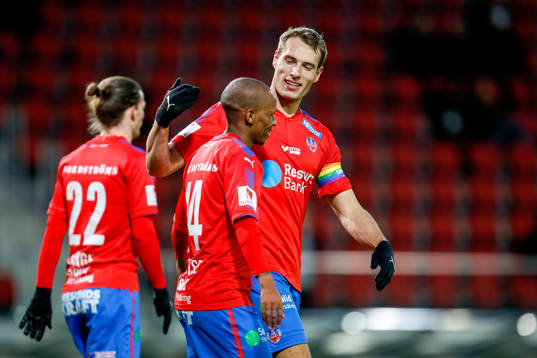Helsingborgs Bradley Surprise Ralani och Frederik Helstrup