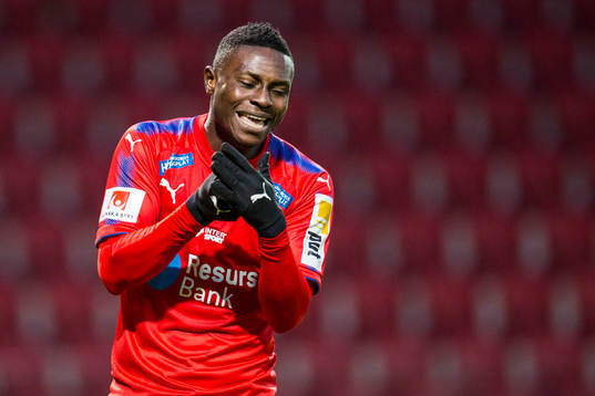 Helsingborgs Oke Akpoveta deppar