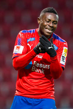 Helsingborgs Oke Akpoveta deppar