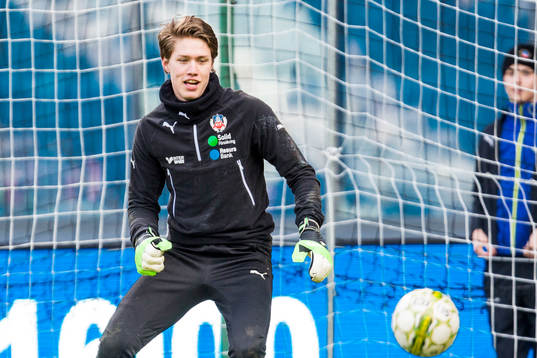 Helsingborgs målvakt Kalle Joelsson