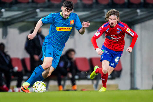 Nordsjällands Zackarias Faour och Helsingborgs Max Svensson