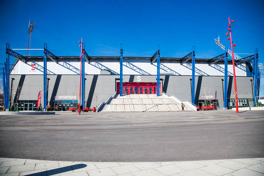 Vy över Södra ingången till Olympia