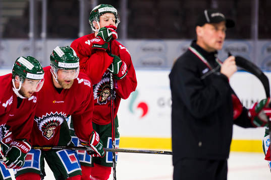 Frölundas Casey Wellman, Sean Bergenheim och en