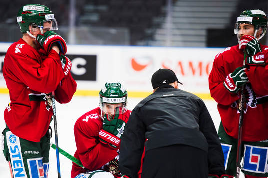 Frölundas Victor Olofsson, Henrik Tömmernes och Casey