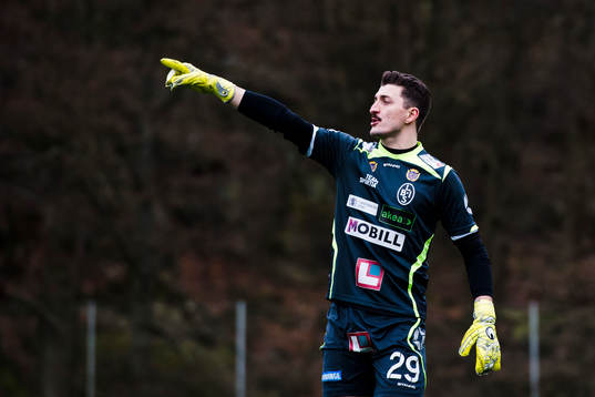 Landskronas målvakt Ivo Vazgec