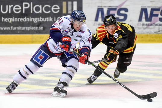 Linköpings Broc Little och Brynäs Jonathan Pudas