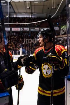 Brynäs Oskar Lindblom jublar