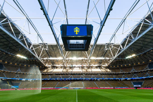 Interiör av Friends Arena