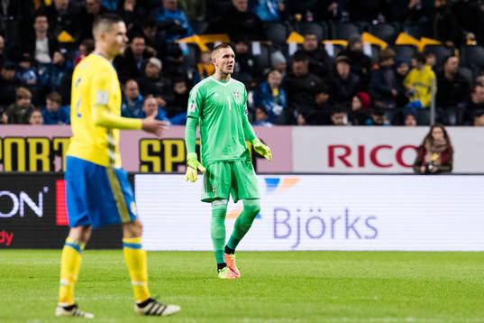 Sveriges målvakt Robin Olsen