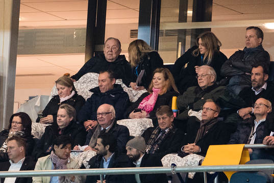 Lennart Johansson på läktaren