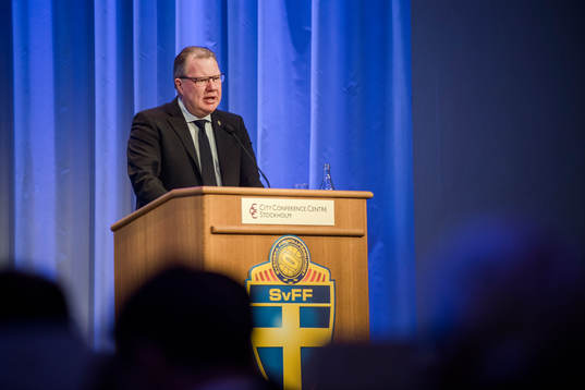 Förbundsordförande Karl-Erik Nilsson