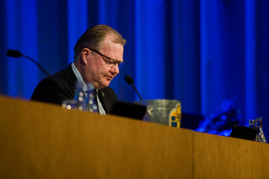 Förbundsordförande Karl-Erik Nilsson