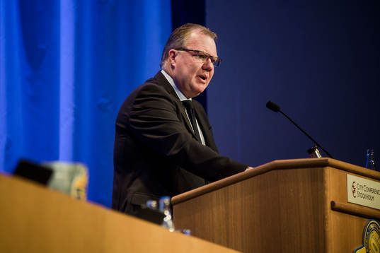 Förbundsordförande Karl-Erik Nilsson