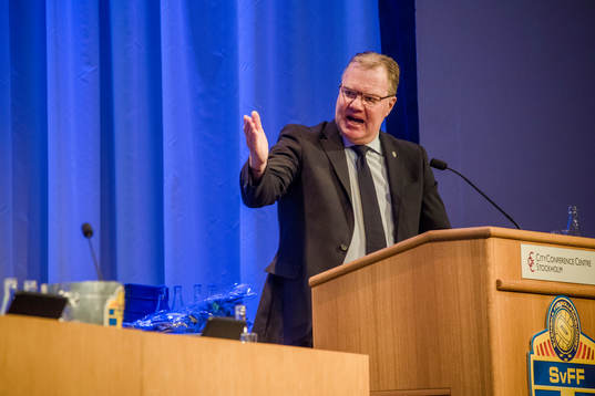Förbundsordförande Karl-Erik Nilsson