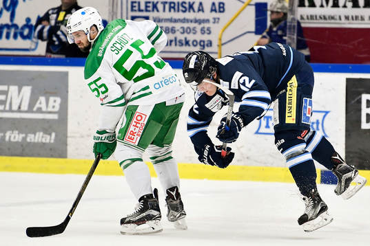 Rögles Felix Schütz och Karlskogas Oliver Eklind