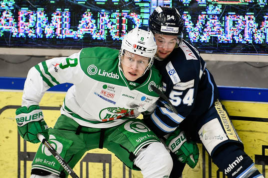 Rögles Jesper Williamsson och Karlskogas Henrik Rommel