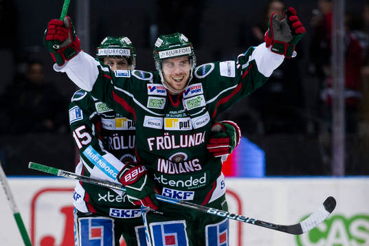 Frölundas Henrik Tömmernes jublar
