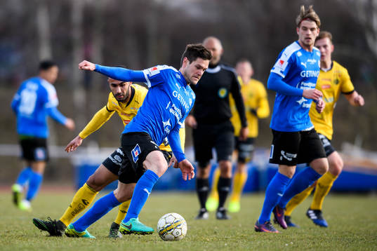 Halmstads Ivo Pekalski och Elfsborgs Issam Jebali