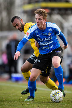 Halmstads Andreas Bengtsson Elfsborgs Issam Jebali
