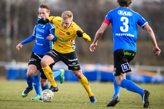 Elfsborgs Per Frick och Halmstads Andreas Bengtsson