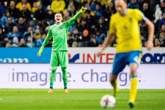 Sveriges målvakt Robin Olsen
