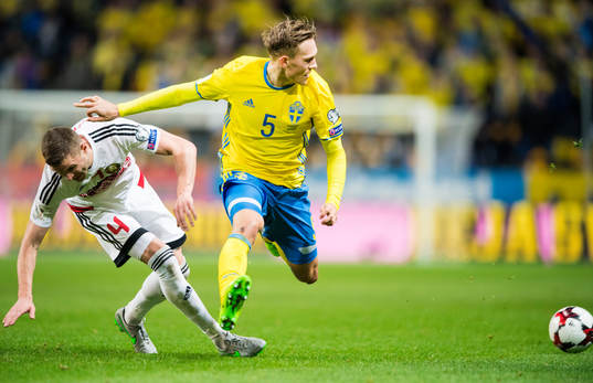 Belarus Igor Shitov och Sveriges Ludwig Augustinsson
