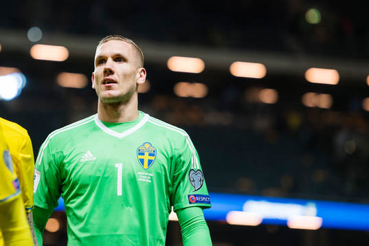 Sveriges målvakt Robin Olsen
