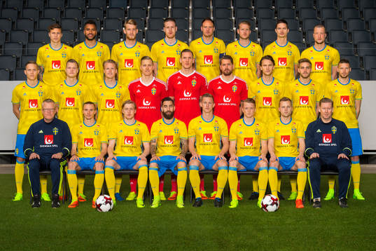 Spelare och ledare i Sveriges fotbollslandslag