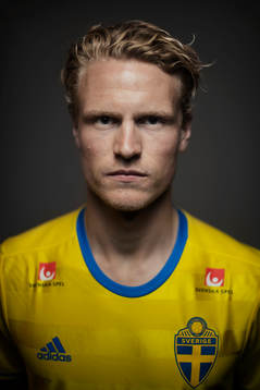 Oscar Hiljemark, spelare i Sveriges fotbollslandslag