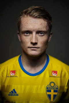 Sam Larsson, spelare i Sveriges fotbollslandslag