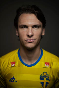 Albin Ekdal, spelare i Sveriges fotbollslandslag