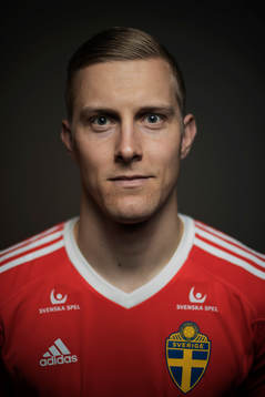 Karl-Johan Johnsson, spelare i Sveriges fotbollslandslag