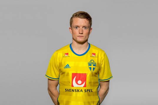 Sam Larsson, spelare i Sveriges fotbollslandslag