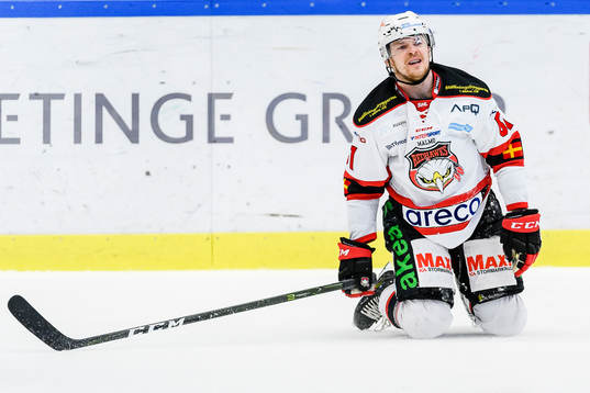 Malmö Redhawks Nicklas Jadeland deppar