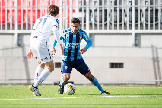 Djurgårdens Othman El Kabir och Viking Stavangers Herman