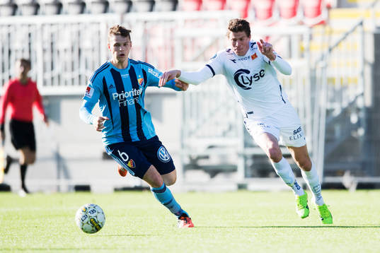 Djurgårdens Jesper Karlström och Viking Stavangers
