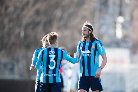 Djurgårdens Jonas Olsson och Elliot Käck
