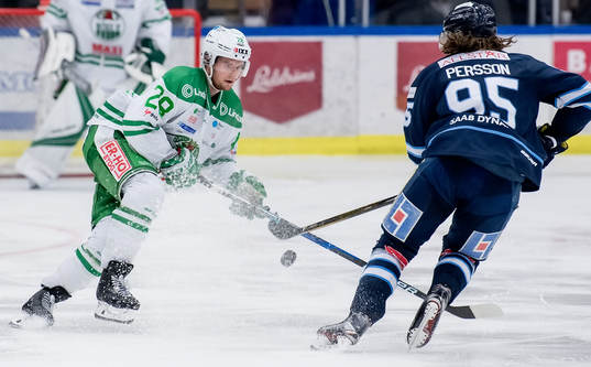 Rögles Cade Fairchild och Karlskogas Carl Persson
