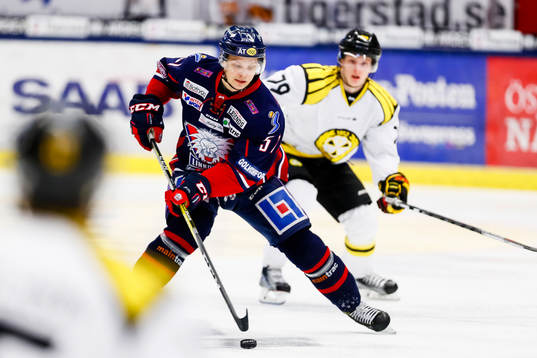 Linköpings Kristian Näkyvä och Brynäs Daniel Mannberg