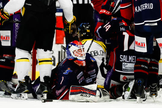 Linköpings målvakt Marcus Högberg
