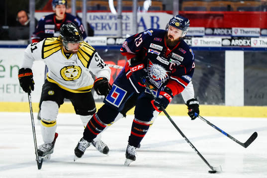 Tekning mellan Brynäs Jonathan Granström och Linköpings