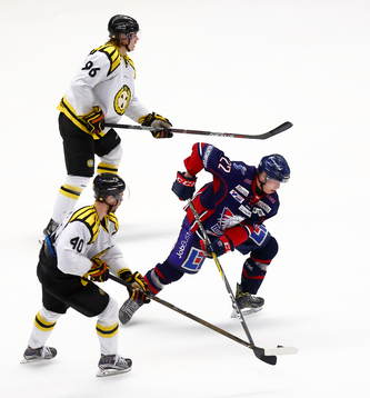 Brynäs Oskar Lindblom, Jesper Jensen och Linköpings