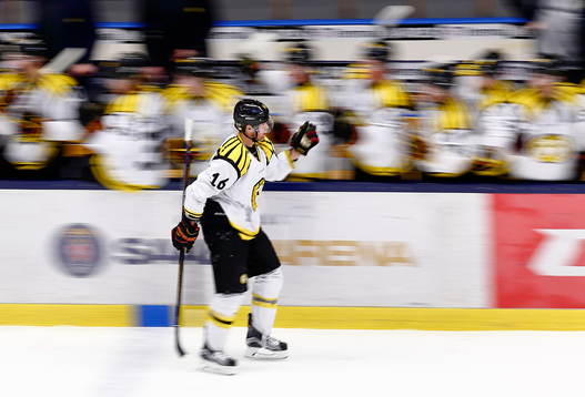 Brynäs Daniel Paille jublar