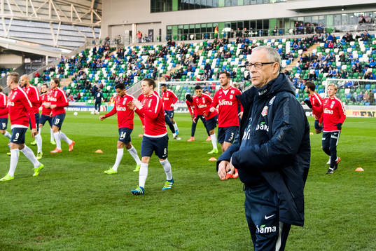 Norges förbundskapten Lars Lagerbäck