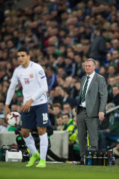 Nordirlands förbundskapten Michael O'Neill